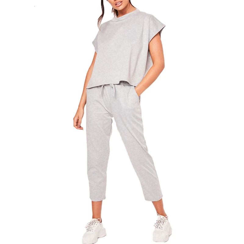Summer Two Piece Set Tracksuit Women Clothes Short Sleeve T-shirt Top and Pants Jogging Suit Casual Loose Women's Sets Outfits
Summer Two Piece Set Tracksuit Women Clothes Short Sleeve T-shirt Top and Pants Jogging Suit Casual Loose Women's Sets Outfits