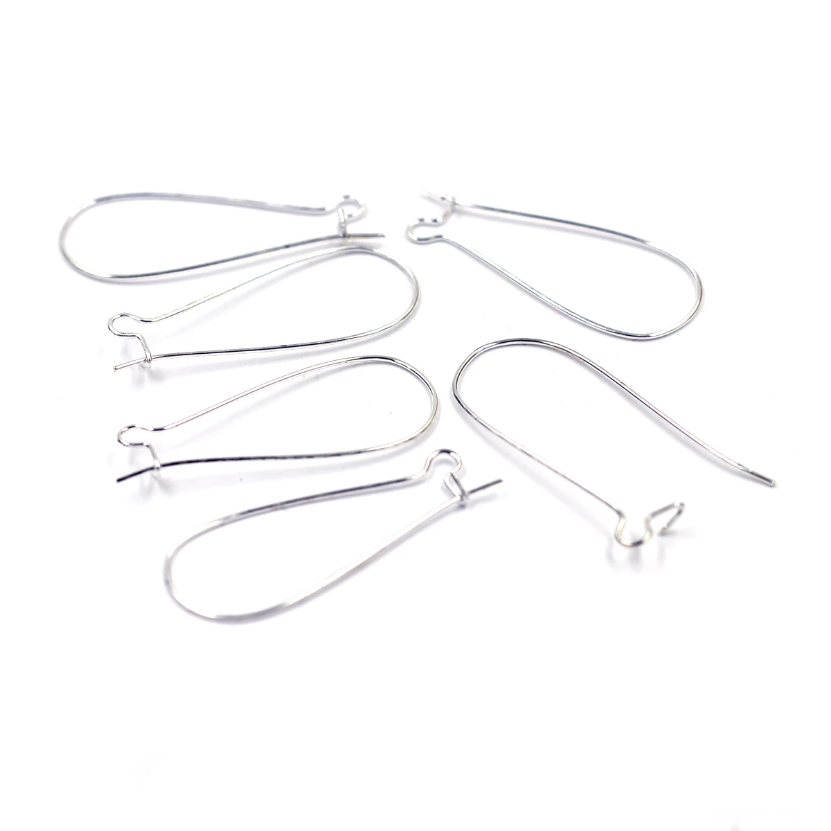 Silver Plated Earrings Wires Ears Hooks Clips Alloy Jewelry DIY Making Finding 38x16mm 100Pcs/200Pcs
Silver Plated Earrings Wires Ears Hooks Clips Alloy Jewelry DIY Making Finding 38x16mm 100Pcs/200Pcs