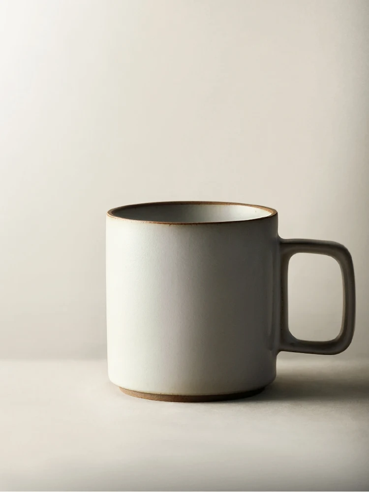 

Vintage Coarse Clay Stoneware Coffee Mug Ceramic Water Cup Handgrip Art Teacup Home Drinkware