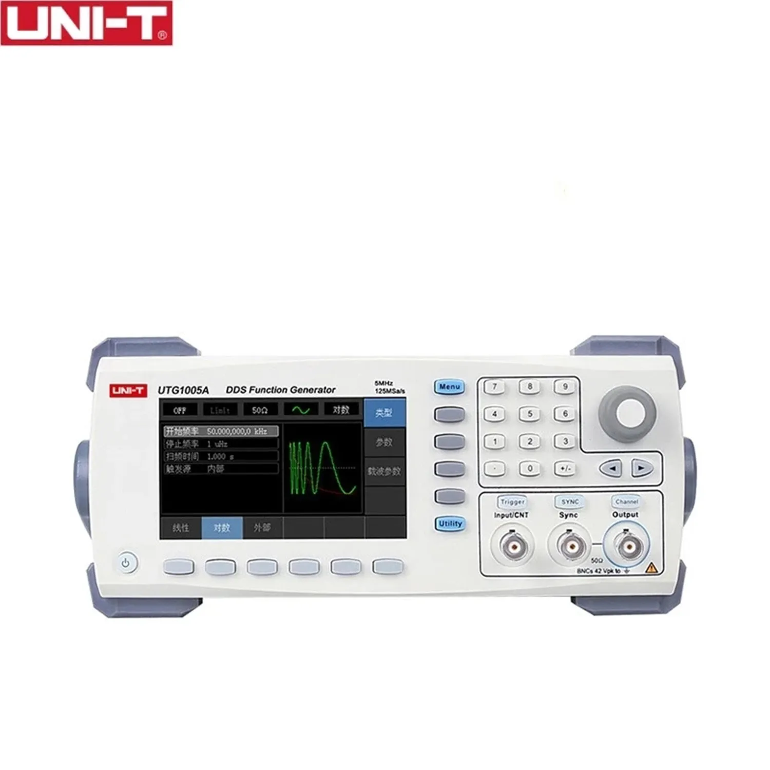 

UNI-T UTG1010A UTG1005A Function/Arbitrary Waveform Generator 10MHz Channel Bandwidth, 125MS/s Sampling Rate, 4.3'' TFT480 x272