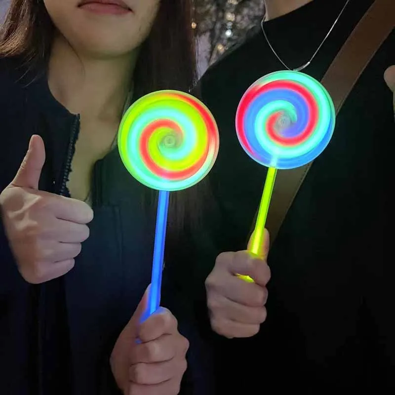 Night Luminous Toys Spinning Windmill Lollipop Children's Toys Magic Light Stick Toys Festival Supplies
Night Luminous Toys Spinning Windmill Lollipop Children's Toys Magic Light Stick Toys Festival Supplies