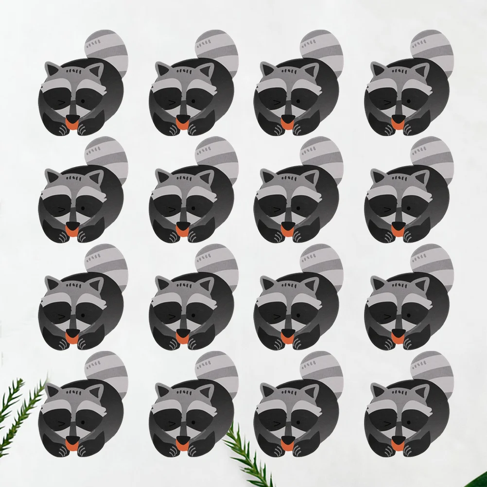 100pcs Lollipop Cards Animal Raccoon Wrapping Cards Packaging Decoration Candy Holders for Party
100pcs Lollipop Cards Animal Raccoon Wrapping Cards Packaging Decoration Candy Holders for Party