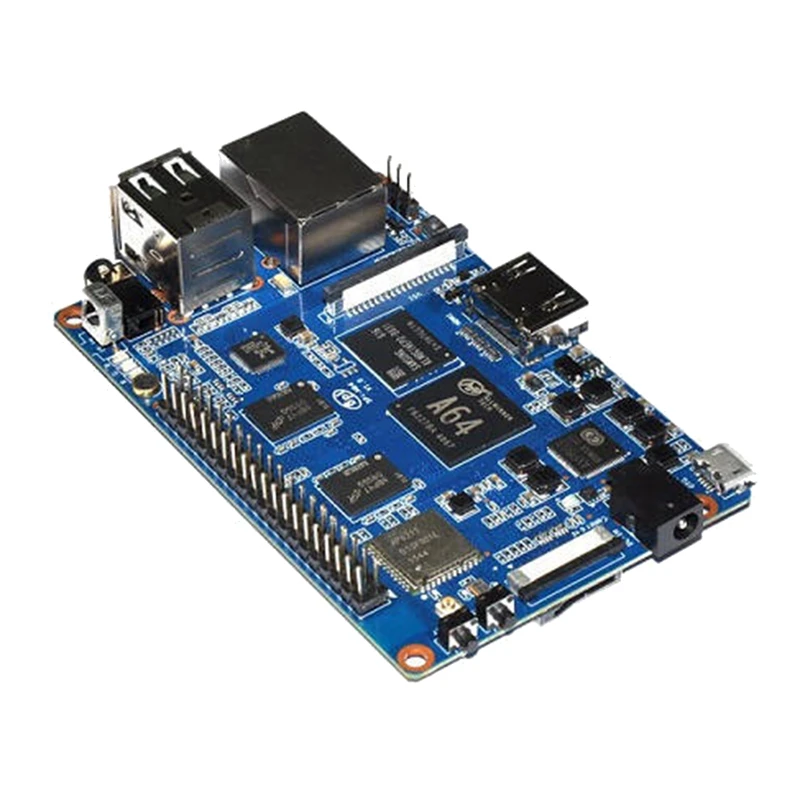 Banana Pi M64 64-Bit Quad-Core Allwinner A64 Mini Single Board Computer BPI-M64 Banana Pi Development Board
Banana Pi M64 64-Bit Quad-Core Allwinner A64 Mini Single Board Computer BPI-M64 Banana Pi Development Board