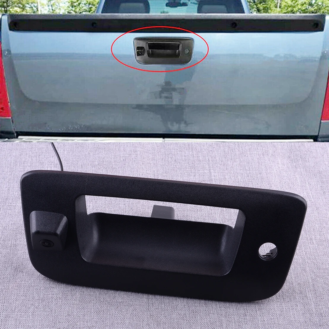 Car Tailgate Handle Backup View Camera Fit for Chevrolet Silverado GMC Sierra 1500 2500HD 3500HD 2007-2011 2012 2013 12V 170°
Car Tailgate Handle Backup View Camera Fit for Chevrolet Silverado GMC Sierra 1500 2500HD 3500HD 2007-2011 2012 2013 12V 170°