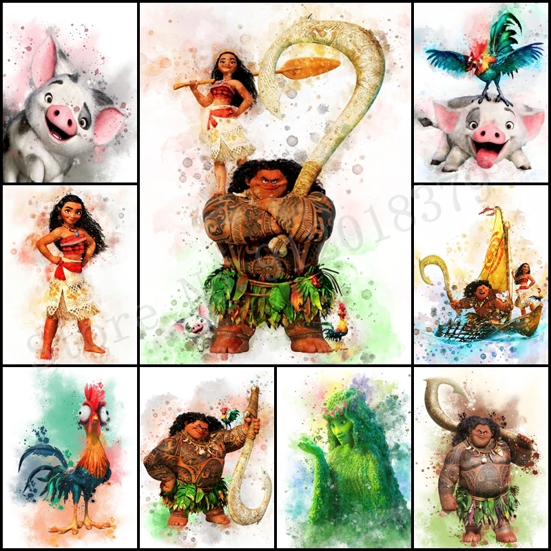 Disney Movies Moana Diamond Painting Cartoon Watercolor Characters 5D Diamond Embroidery Mosaic Cross Stitch Kit Kids Room Decor
Disney Movies Moana Diamond Painting Cartoon Watercolor Characters 5D Diamond Embroidery Mosaic Cross Stitch Kit Kids Room Decor