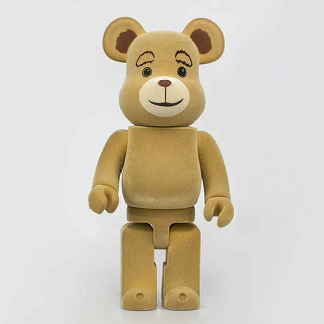 

28CM 400% Bearbricklys for ka Action Figures Cartoon Blocks Bear Dolls PVC Collectible Models Toys Anime Figurine Hot