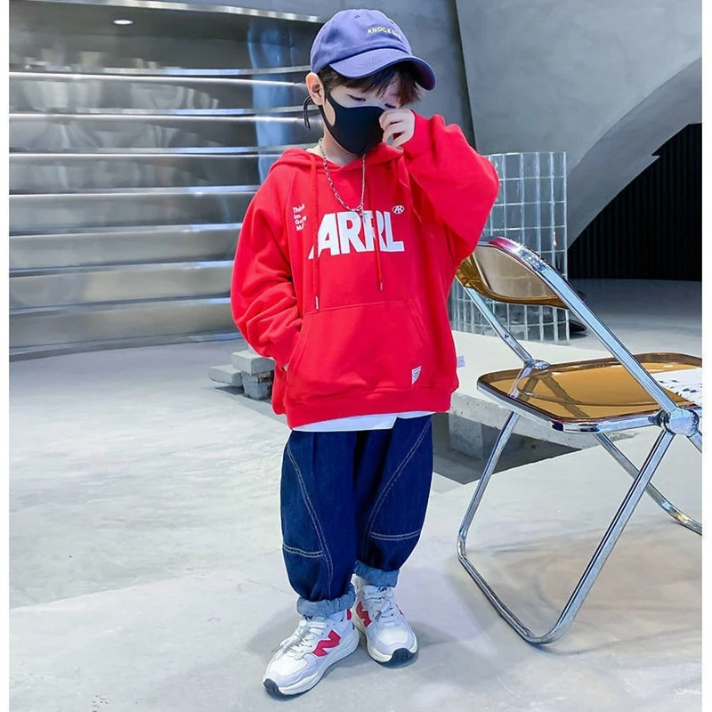 New Baby Boys Girls Popular Letter Printed Hoodies Long Sleeves Kids Tops Children's Casual Sweatshirts 4-14 Years
New Baby Boys Girls Popular Letter Printed Hoodies Long Sleeves Kids Tops Children's Casual Sweatshirts 4-14 Years