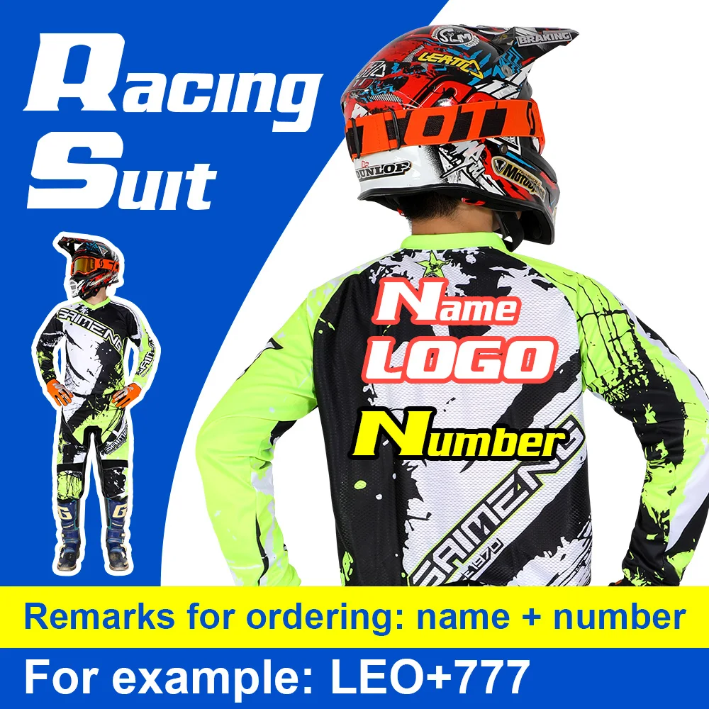 

180 Jersey Pants Gear Set MX Combo Motorbike Outfit Motocross Racing Enduro Suit Men Off-road Moto Kits SAIMENG RACING