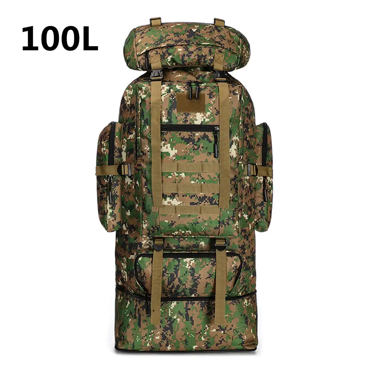 100L Waterproof Tactical Military Hiking Camping Traveling Outdoor Backpack Bag With high strength buckles, smooth and heavy-dut
100L Waterproof Tactical Military Hiking Camping Traveling Outdoor Backpack Bag With high strength buckles, smooth and heavy-dut
