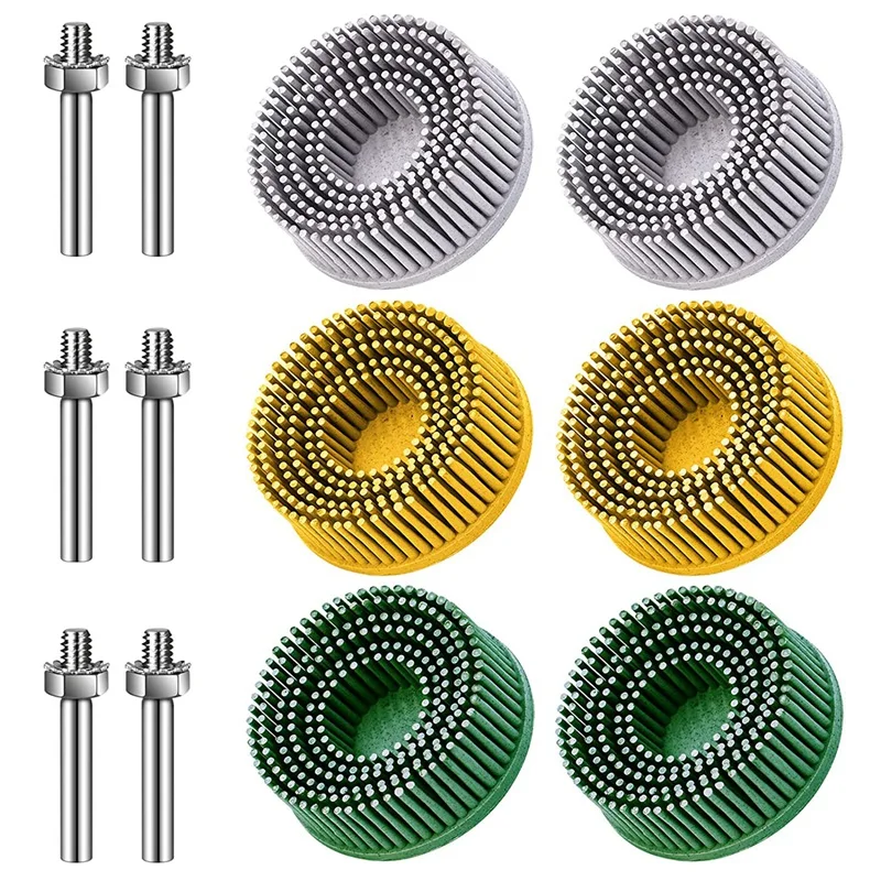 2Inch Bristle Disc Grit 50 80 120 With Accessories Abrasive Coated Metal Removal Disc
2Inch Bristle Disc Grit 50 80 120 With Accessories Abrasive Coated Metal Removal Disc
