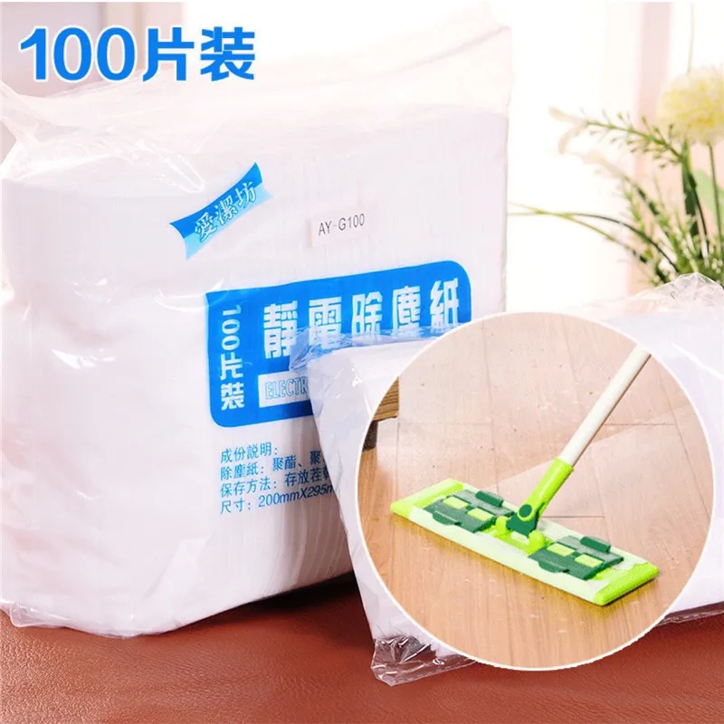 100 Pcs Disposable Electrostatic Dust Removal Mop Paper Home Kitchen Bathroom Cleaning Cloth Replacement Mop Head Cloth Parts
100 Pcs Disposable Electrostatic Dust Removal Mop Paper Home Kitchen Bathroom Cleaning Cloth Replacement Mop Head Cloth Parts