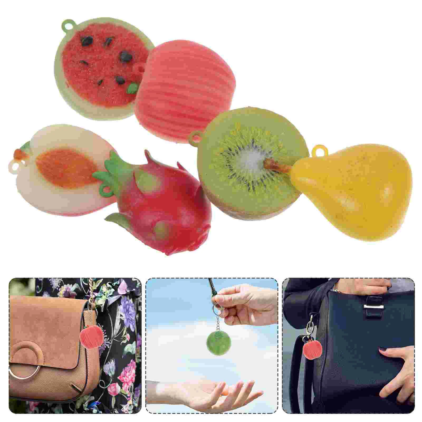 6pcs Artificial Half Fruits Charms Simulated Half Fruits Keychain Pedant Material
6pcs Artificial Half Fruits Charms Simulated Half Fruits Keychain Pedant Material