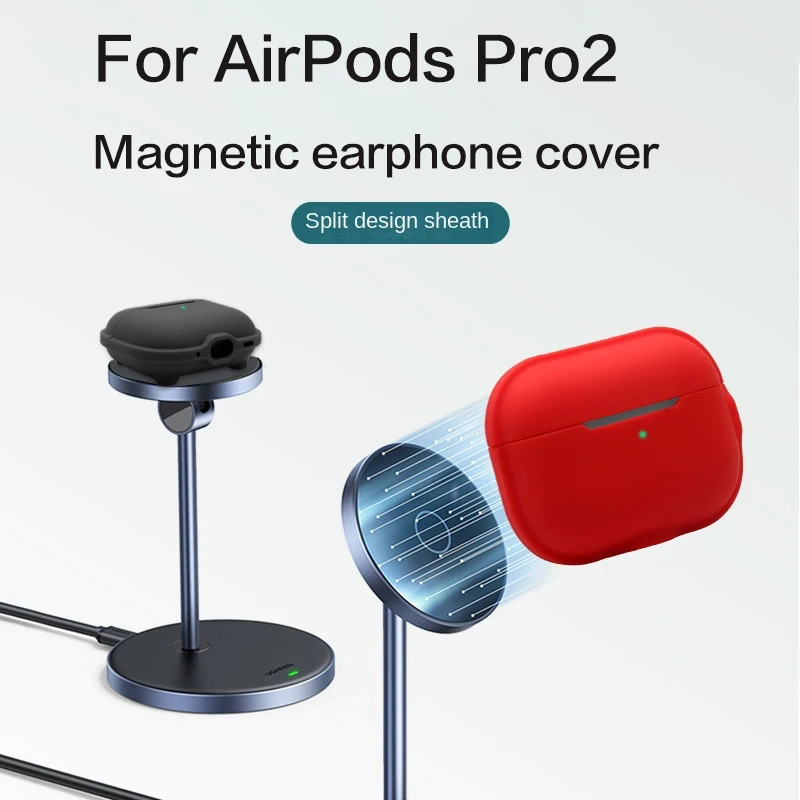 For Apple Airpods Pro2 Protective Case 2022 Airpods pro 2 Magnetic Protective Case Earphone Cover Silicone Soft Case
For Apple Airpods Pro2 Protective Case 2022 Airpods pro 2 Magnetic Protective Case Earphone Cover Silicone Soft Case