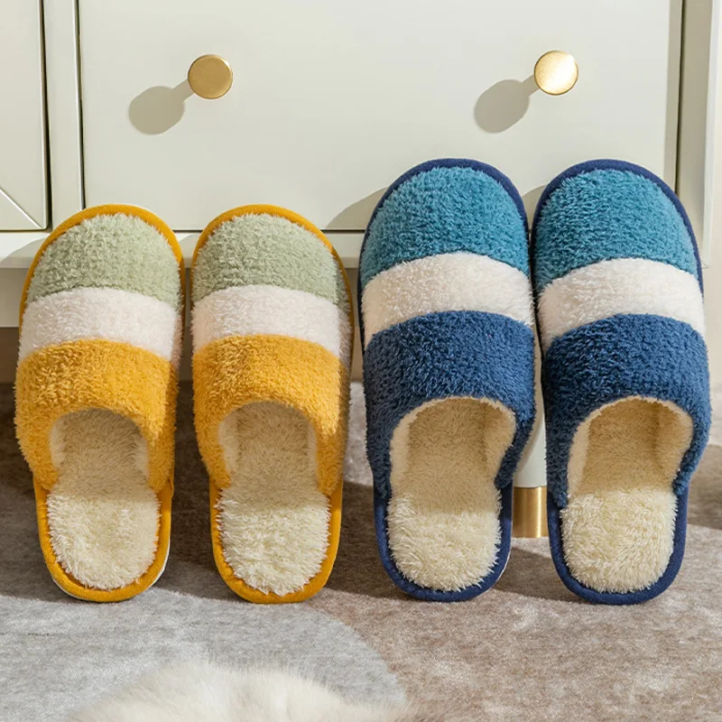 Soft Plush Cotton Slides Pantuflas Winter Shoe Couple Non-Slip Floor Indoor for Women Bedroom Chaussure Home Warm Furry Slippers
Soft Plush Cotton Slides Pantuflas Winter Shoe Couple Non-Slip Floor Indoor for Women Bedroom Chaussure Home Warm Furry Slippers