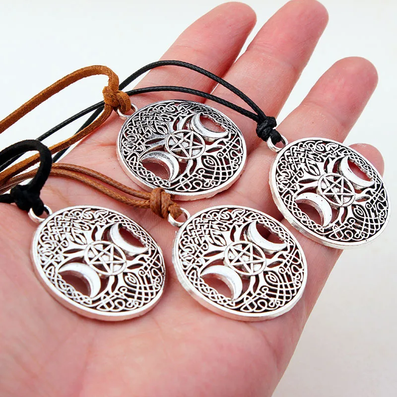 Tree of Life Celtic Wax Cord Sweater Chain Pagan Moon Necklace,silver Color, Women Jewelry Man Accessory Pendant Fashion
Tree of Life Celtic Wax Cord Sweater Chain Pagan Moon Necklace,silver Color, Women Jewelry Man Accessory Pendant Fashion
