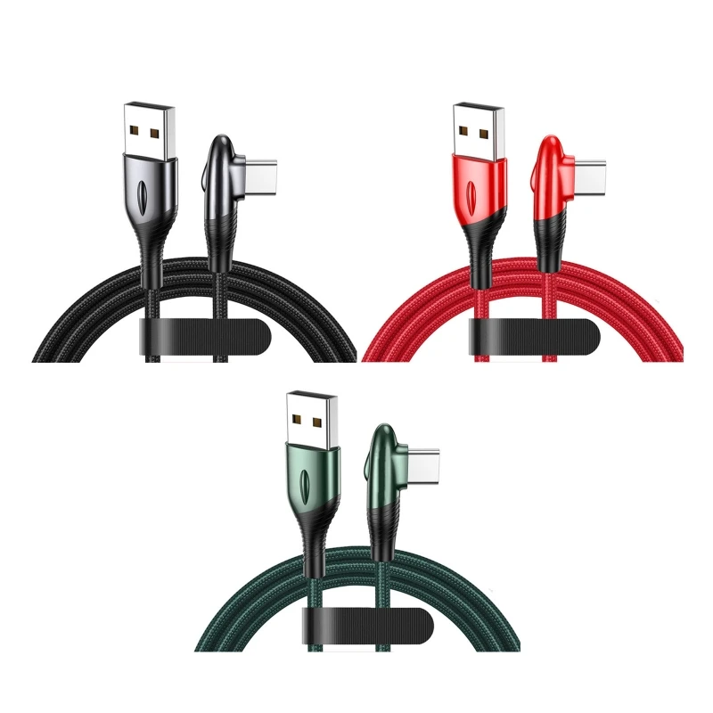 USB C Cable 3A Type C Charger Fast Charging Cable Right Angle, Durable Nylon Braided USB C Charging Cable
USB C Cable 3A Type C Charger Fast Charging Cable Right Angle, Durable Nylon Braided USB C Charging Cable