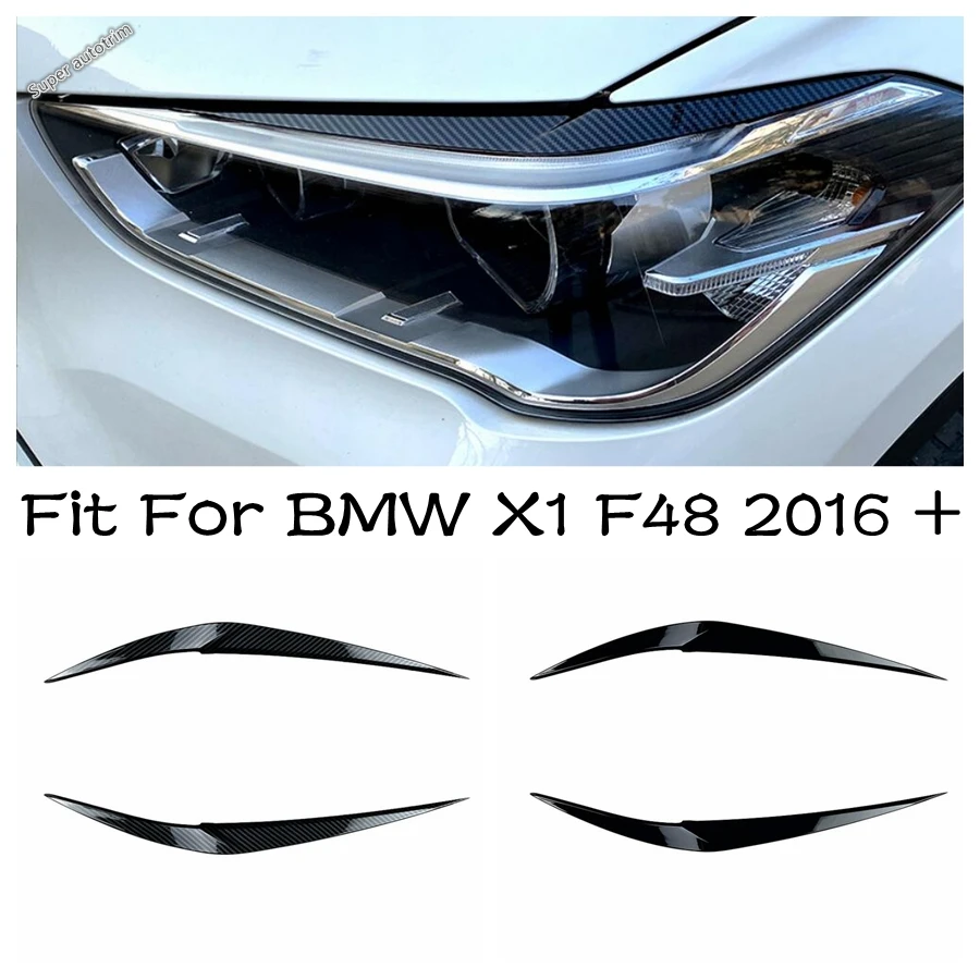 Black External Spare Parts For BMW X1 F48 2016 - 2021 Car Headlight Head Light Lamp Eyebrow Sticker Decoration Cover Trim 2PCS
Black External Spare Parts For BMW X1 F48 2016 - 2021 Car Headlight Head Light Lamp Eyebrow Sticker Decoration Cover Trim 2PCS