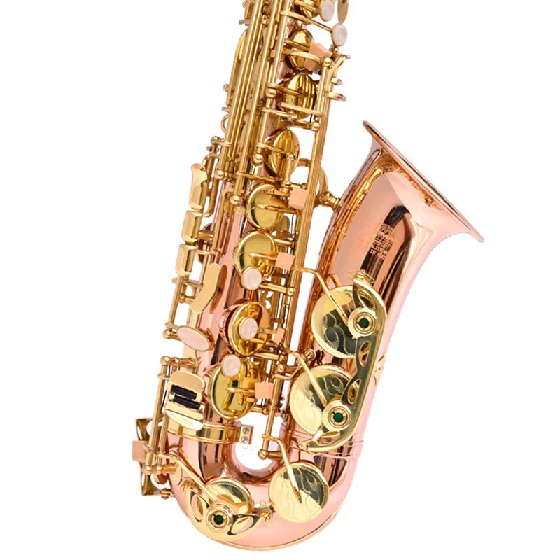 E-flat alto saxofon musical instrument phosphor bronze lacquer gold Alto saxophone professional playing instrument
E-flat alto saxofon musical instrument phosphor bronze lacquer gold Alto saxophone professional playing instrument