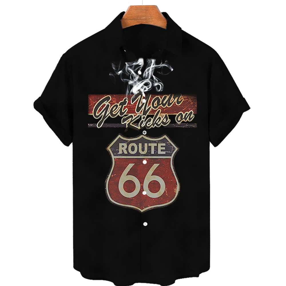 Retro Route 66 3d Printed Shirts Summer Man Short Sleeve Tshirts Male Women's Shirts Street Trend Casual Tops Clothing
Retro Route 66 3d Printed Shirts Summer Man Short Sleeve Tshirts Male Women's Shirts Street Trend Casual Tops Clothing