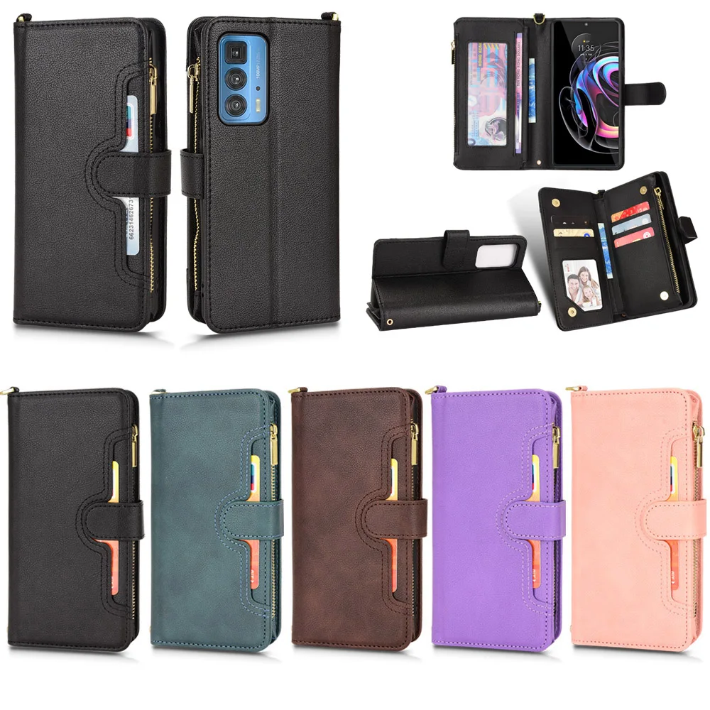 Multi-card slot Luxury Leather Zipper Flip Wallet Case For Motorola Edge 20 Pro 20 Lite Edge20 Card Holder Stand Phone Cover
Multi-card slot Luxury Leather Zipper Flip Wallet Case For Motorola Edge 20 Pro 20 Lite Edge20 Card Holder Stand Phone Cover