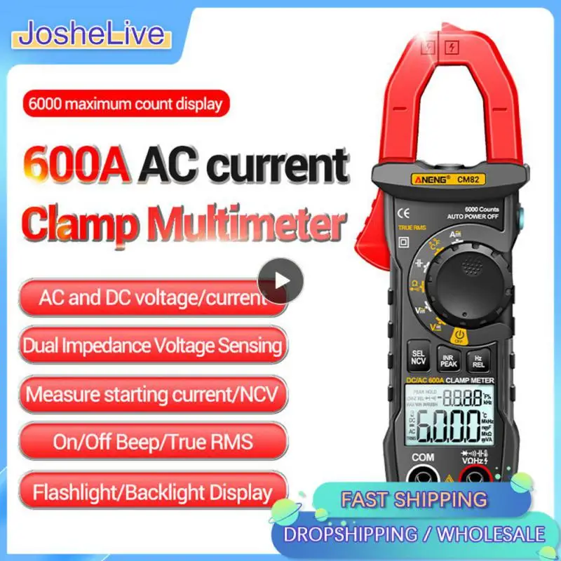 Counts Multimeter Abs Auto Ranging Digital Clamp Ammeter Voltage Tester Digital Clamp Meter Household Accessories 6000 Counts
Counts Multimeter Abs Auto Ranging Digital Clamp Ammeter Voltage Tester Digital Clamp Meter Household Accessories 6000 Counts