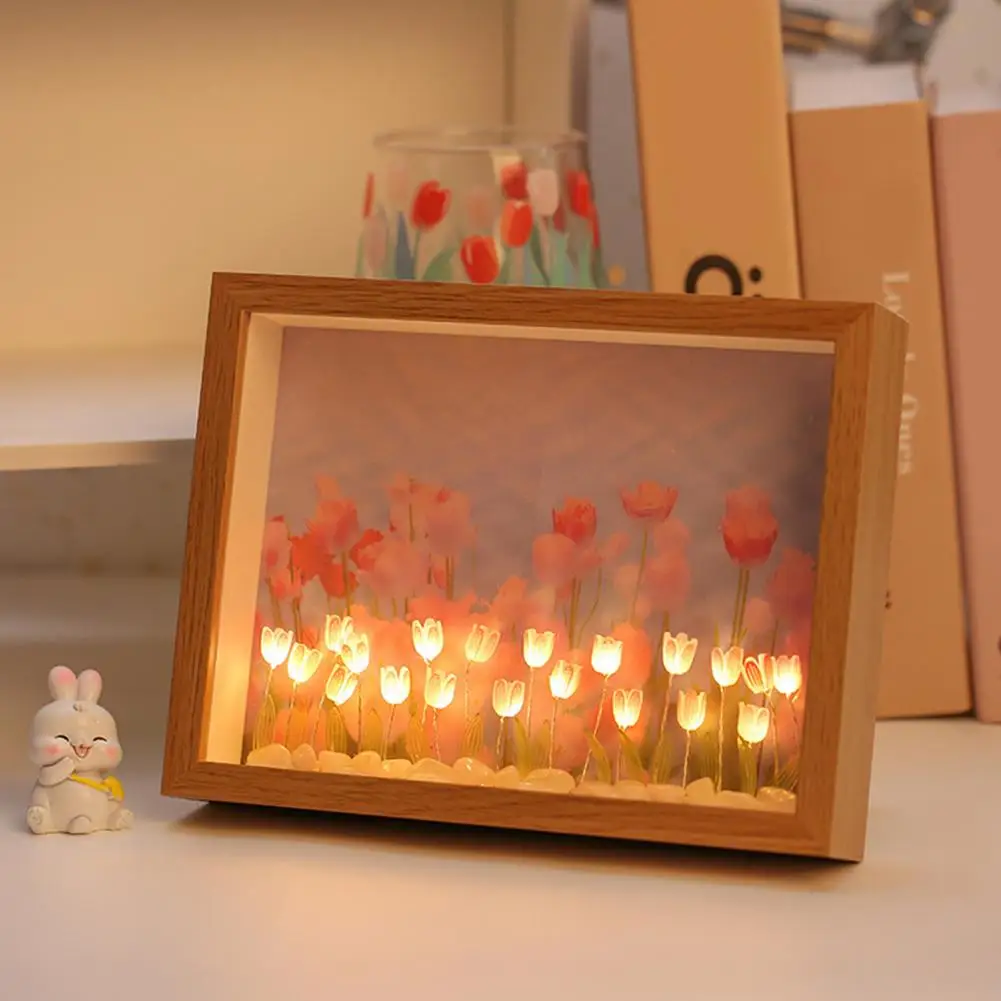 Handmade Clear Print Bedroom Beautification Vivid Tulip Ornament DIY Material Night Light DIY Material Birthday Gift
Handmade Clear Print Bedroom Beautification Vivid Tulip Ornament DIY Material Night Light DIY Material Birthday Gift