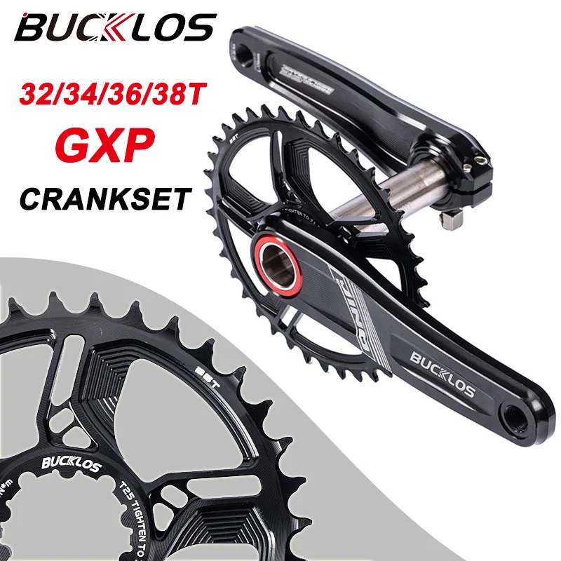 

Комплект кривошипов BUCKLOS GXP для Sram Mtb, встроенный Кривошип с 32T/34T/36T/38T, звездочка 170/175 мм, комплект кривошипов для велосипеда, детали для велосипеда