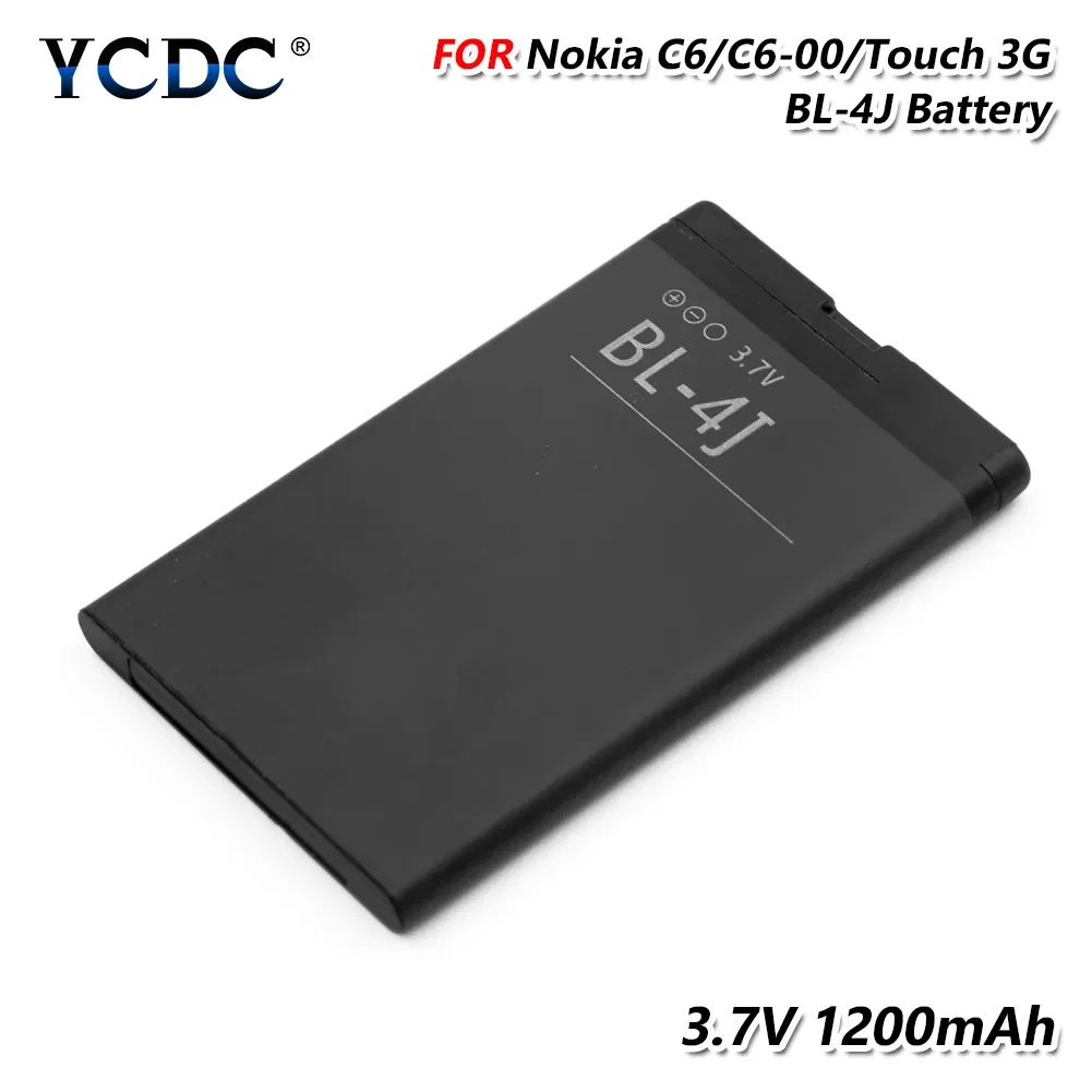 

3.7V 1200mAh BL-4J BL 4J BL4J Rechargeable Lithium Phone Battery For Nokia Lumia 620 C6 C6-00 Touch 3G C6 C6-00 Touch 3G