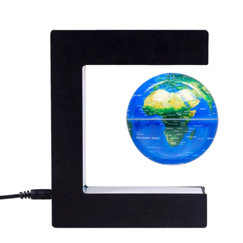 Плавающий глобус Карта мира магнитная левитация Глобус C-рамка Синий светодисветодиодный английский для детей американская вилка
Плавающий глобус Карта мира магнитная левитация Глобус C-рамка Синий светодисветодиодный английский для детей американская вилка