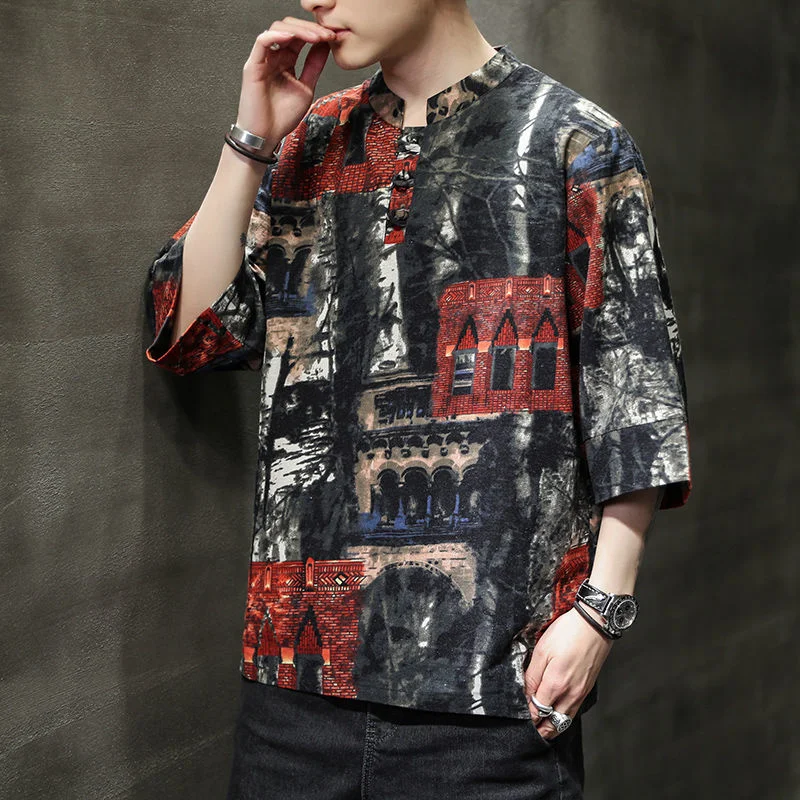 MRGB Men's Casual Cotton T-shirts Harajuku Streetwear Pattern Print Oversized Man Tees 2022 Summer Hip Hop Loose Men T-shirt Top
MRGB Men's Casual Cotton T-shirts Harajuku Streetwear Pattern Print Oversized Man Tees 2022 Summer Hip Hop Loose Men T-shirt Top
