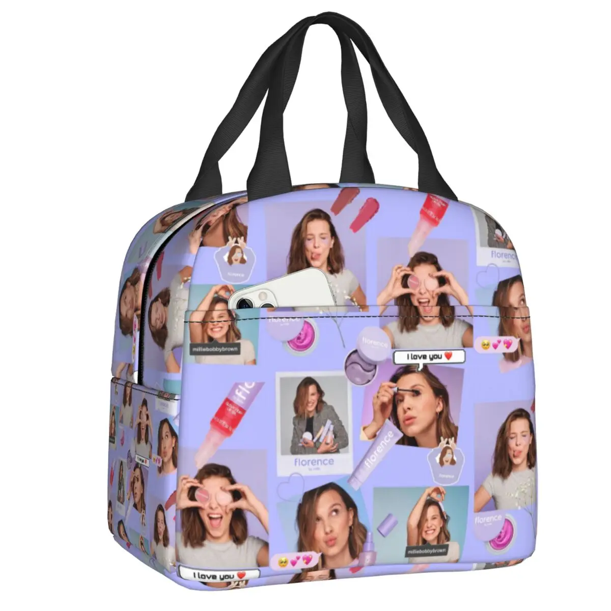Custom Florence By Mills Lunch Bag Women Thermal Cooler Insulated Lunch Box for Adult Office Work Picnic Food Tote Bags
Custom Florence By Mills Lunch Bag Women Thermal Cooler Insulated Lunch Box for Adult Office Work Picnic Food Tote Bags