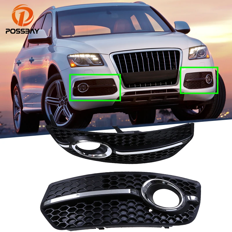 Pair Car Side Fog Lights Grills Cover Front Bumper Grill Grilles for Audi Q5 8R MK1 2008 2009 2010 2011 2012 Pre-facelift Parts
Pair Car Side Fog Lights Grills Cover Front Bumper Grill Grilles for Audi Q5 8R MK1 2008 2009 2010 2011 2012 Pre-facelift Parts