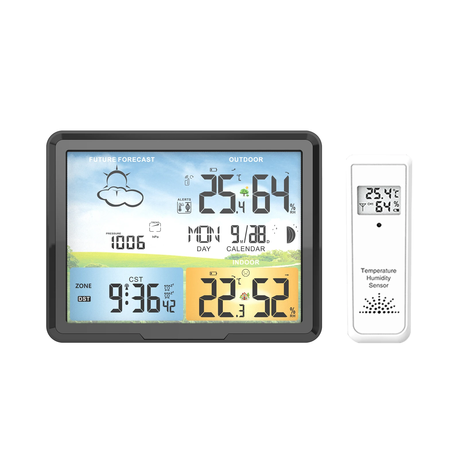 Protmex PT20A Wireless Weather Station Temperature & Humidity Sensor MAX/MIN Smart Weather Station Forecast CE
Protmex PT20A Wireless Weather Station Temperature & Humidity Sensor MAX/MIN Smart Weather Station Forecast CE