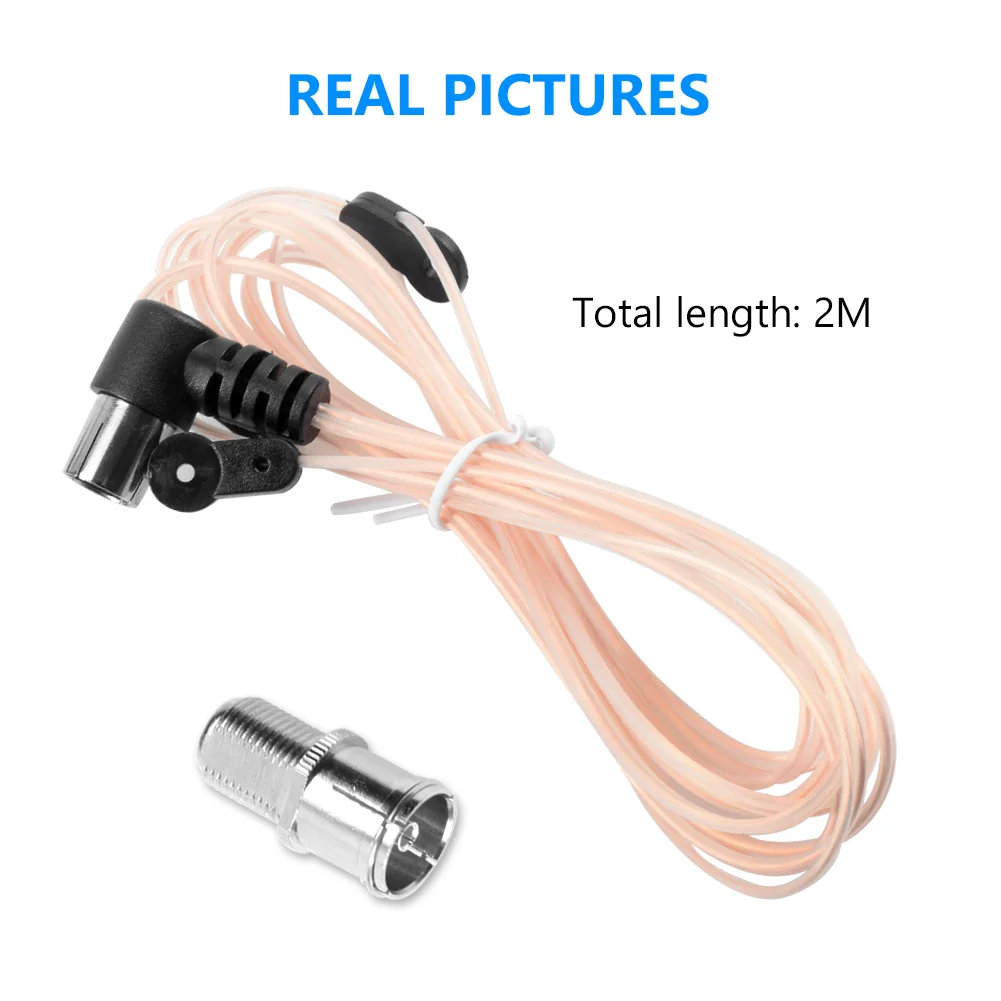 6.56ft Indoor FM Radio Dipole Antenna T Type 75 Ohm Cable With PAL Female Jack for Yamaha, JVC, Sherwood, Pioneer, Denon
6.56ft Indoor FM Radio Dipole Antenna T Type 75 Ohm Cable With PAL Female Jack for Yamaha, JVC, Sherwood, Pioneer, Denon