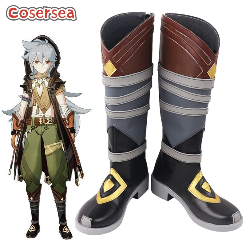 Cosersea Game Genshin ударная бритва, обувь для косплея, женские или мужские высокие каблуки, женские черные смешанные серые коричневые ботинки, Хэллоуин
Cosersea Game Genshin ударная бритва, обувь для косплея, женские или мужские высокие каблуки, женские черные смешанные серые коричневые ботинки, Хэллоуин