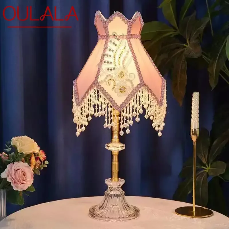 OULALA French Table Lamp American Retro Living Room Bedroom Villa European Pastoral Creative Tassels Desk Light
OULALA French Table Lamp American Retro Living Room Bedroom Villa European Pastoral Creative Tassels Desk Light