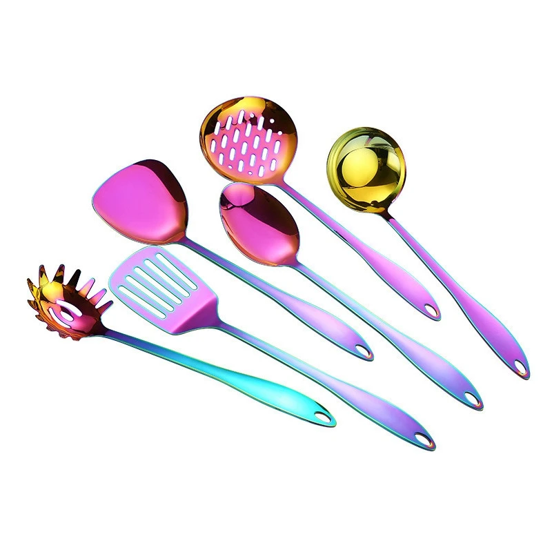 Stainless Steel Cookware Set Kitchen Shovel Fish Turner Soup Spoon Pasta Server Strainer Cooking Tools 
Stainless Steel Cookware Set Kitchen Shovel Fish Turner Soup Spoon Pasta Server Strainer Cooking Tools