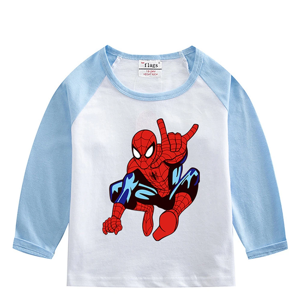 SpiderMan 2022 spring new children's cotton long-sleeved T children's fashion cartoon round neck T shirt
SpiderMan 2022 spring new children's cotton long-sleeved T children's fashion cartoon round neck T shirt