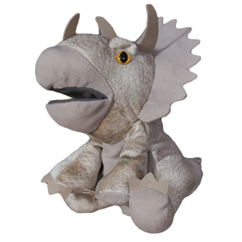 1 Pc Dinosaur Plush Hand Puppets Lifelike Triceratop Tyrannosaurus Rex Hand Puppets for Kids Adults Muppetsfinger Toy
1 Pc Dinosaur Plush Hand Puppets Lifelike Triceratop Tyrannosaurus Rex Hand Puppets for Kids Adults Muppetsfinger Toy