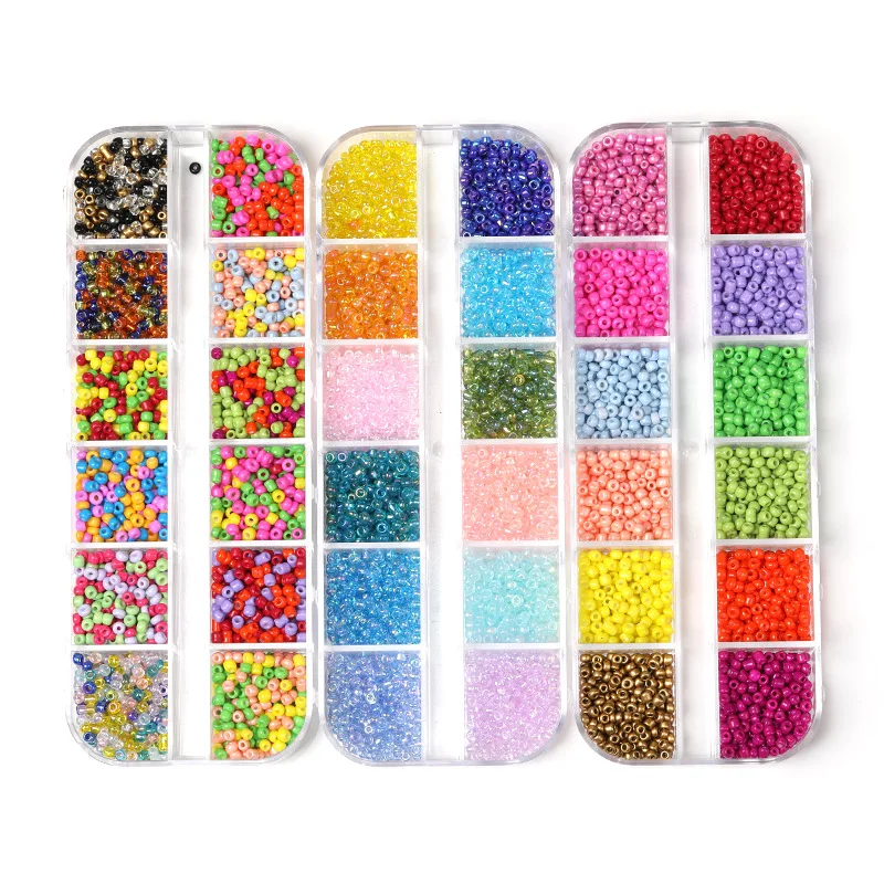 3mm DIY Jewelry Accessories Bead Set 12 Colors Boxed Glass Rice Beads Color Beaded Paint Loose Beads Wholesale for Man Women
3mm DIY Jewelry Accessories Bead Set 12 Colors Boxed Glass Rice Beads Color Beaded Paint Loose Beads Wholesale for Man Women