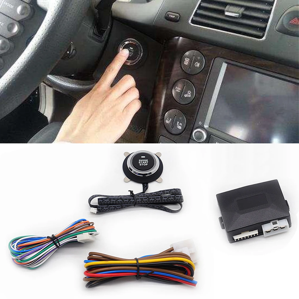 Car Engine One Key Start Sound Stop Push Alarm System Engine Start Phone Remote Control Ignition Kit Auto Accessories
Car Engine One Key Start Sound Stop Push Alarm System Engine Start Phone Remote Control Ignition Kit Auto Accessories