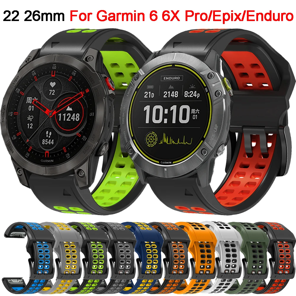 Ремешок силиконовый для смарт-часов, быстросъемный браслет для Garmin Fenix 7 7X Epix 6 6X Pro 5 5X Plus 3 3HR Enduro, 22 26 мм
Ремешок силиконовый для смарт-часов, быстросъемный браслет для Garmin Fenix 7 7X Epix 6 6X Pro 5 5X Plus 3 3HR Enduro, 22 26 мм