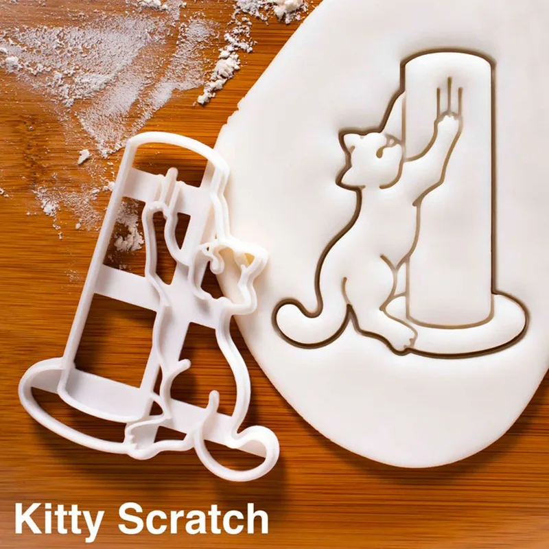 Cat Cookie Cutters Mold Cute Cat Butt Shape DIY Biscuit Hand Mold Christmas Cookie Stamp Cutters Bakeware Baking Tools
Cat Cookie Cutters Mold Cute Cat Butt Shape DIY Biscuit Hand Mold Christmas Cookie Stamp Cutters Bakeware Baking Tools