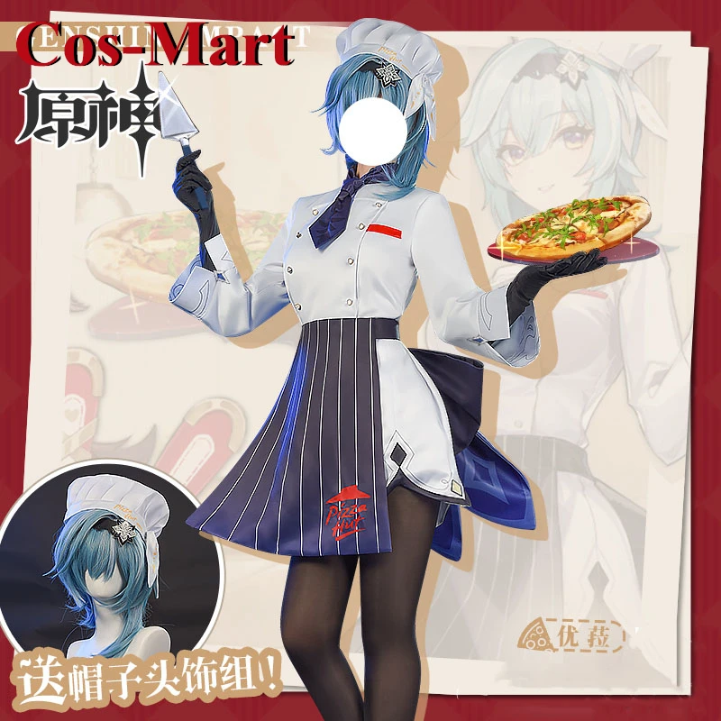 Косплей-костюм Cos-Mart New Game Genshin Impact Eula, милая Униформа служанки, визуальная вечеривечерние
Косплей-костюм Cos-Mart New Game Genshin Impact Eula, милая Униформа служанки, визуальная вечеривечерние