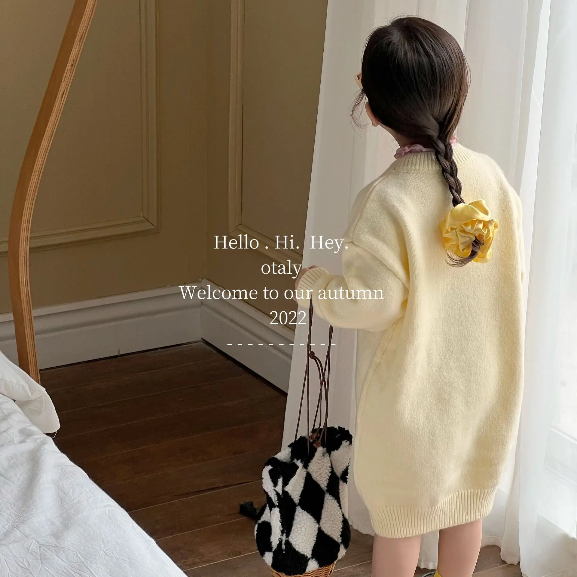 Girls Long Sweaters 2022 Autumn New Korean Style Girls Sweater X-long Dress Children's Loose Pullover Base Long Sweater 
Girls Long Sweaters 2022 Autumn New Korean Style Girls Sweater X-long Dress Children's Loose Pullover Base Long Sweater