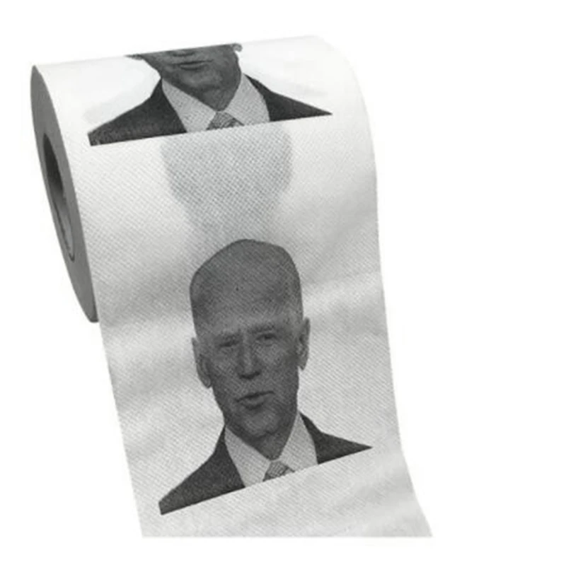 1 PC Funny US President Biden Toilet Paper Roll Prank Toilet Creative Joke tissue paper home party supplies
1 PC Funny US President Biden Toilet Paper Roll Prank Toilet Creative Joke tissue paper home party supplies