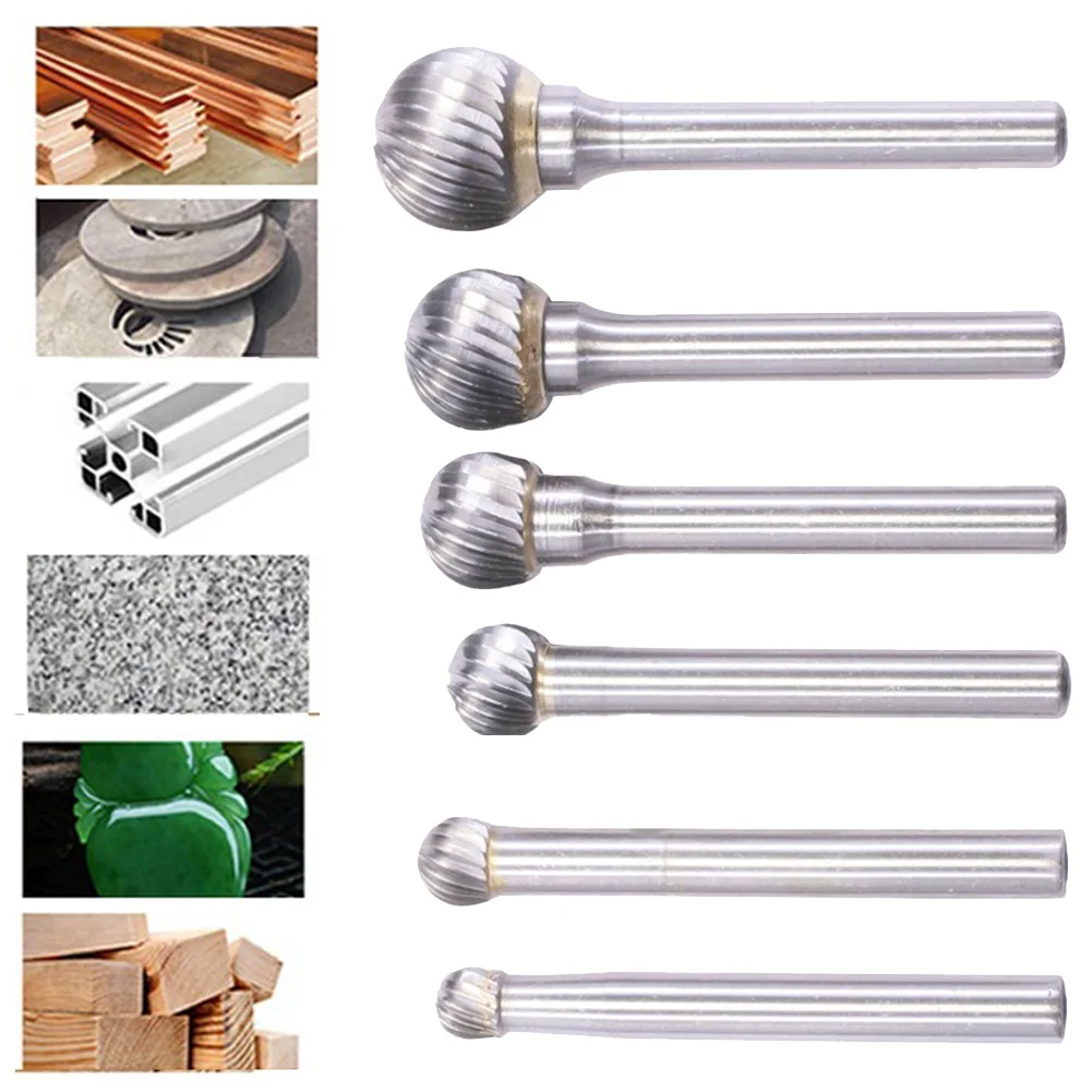 1 Pcs Ball Head Die Grinder Bits Carving Abrasive Tools Tungsten Rotary File Carbide Burr Milling Cutter Drill
1 Pcs Ball Head Die Grinder Bits Carving Abrasive Tools Tungsten Rotary File Carbide Burr Milling Cutter Drill