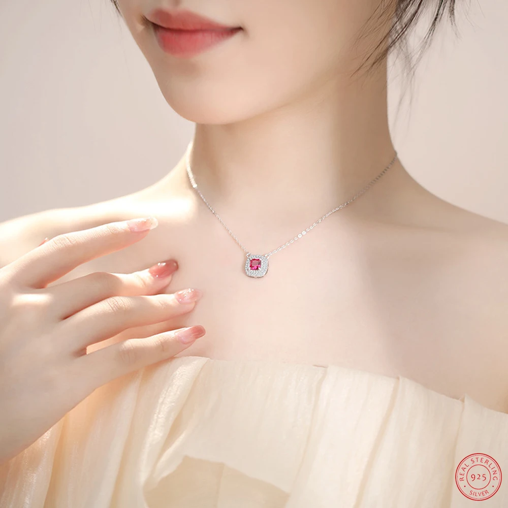 CELAYI Necklace For Women 2022 Silver Chain 925 For Women Retro Gemstone Necklace 2022 Zircon Square Pendant Temperament Jewelry
CELAYI Necklace For Women 2022 Silver Chain 925 For Women Retro Gemstone Necklace 2022 Zircon Square Pendant Temperament Jewelry