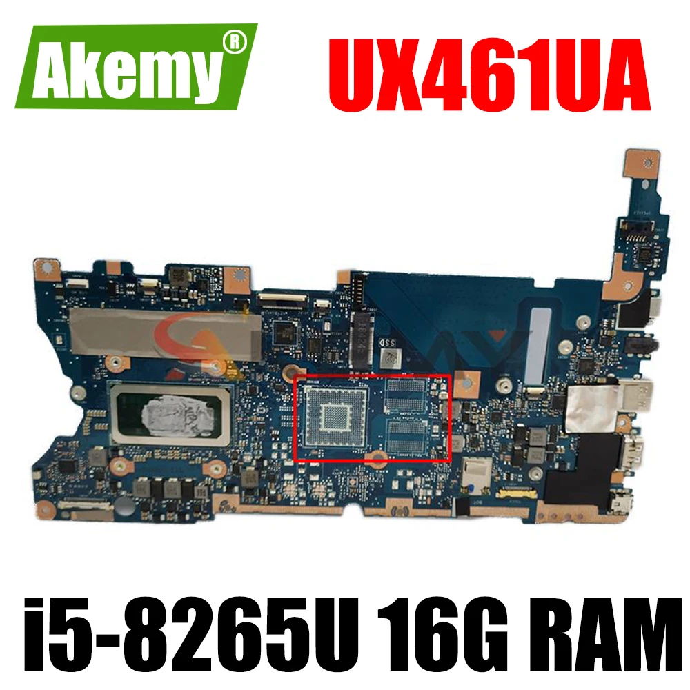 Материнская плата Akemy UX461UA с подсветкой 16 Гб ОЗУ для ноутбука Asus UX461UN UX461UA UX461U UX461 материнская плата
Материнская плата Akemy UX461UA с подсветкой 16 Гб ОЗУ для ноутбука Asus UX461UN UX461UA UX461U UX461 материнская плата