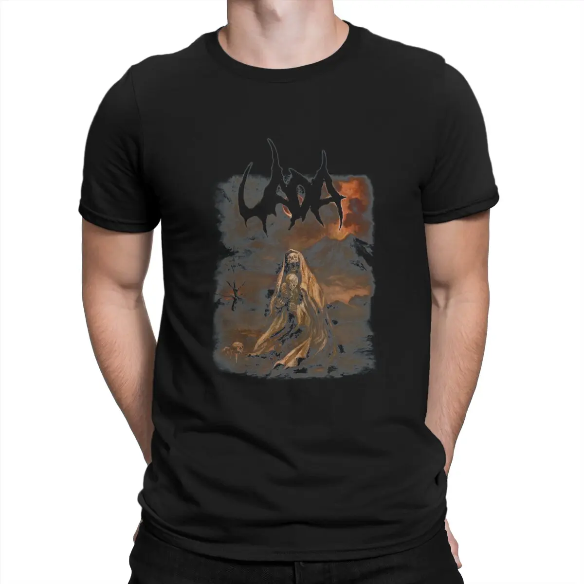 Heavy Black Metal Men's TShirt Devoid of Light By Uada Classic Old School Individuality T Shirt Graphic Streetwear Hipster
Heavy Black Metal Men's TShirt Devoid of Light By Uada Classic Old School Individuality T Shirt Graphic Streetwear Hipster